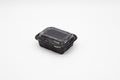 12-PACK OF Container Disp 5.4"x4.3" Black Bento Sushi Rectangular Container w/ Lid 600 Sets
