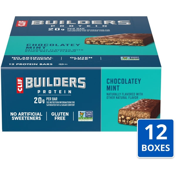 12-PACK OF BAR ENERGY BLDR CHOC MINT