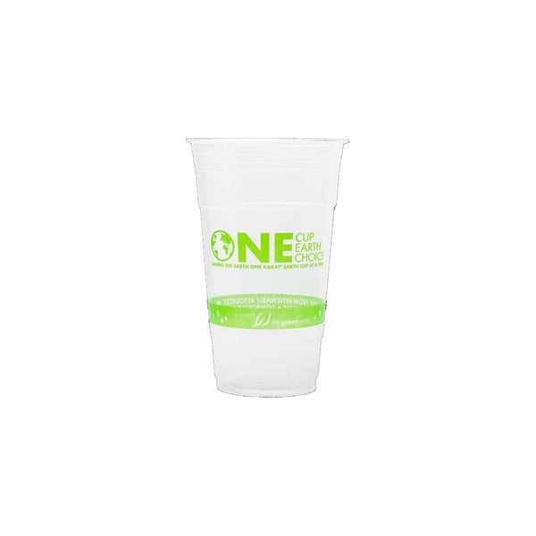600-PACK OF Cup Poly Karat Earth 24oz PLA Eco-Friendly Cup (98mm), Generic Print - 600 pcs
