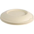 300-PACK OF Bowl Lids Compostable Fiber Lids for World Centric 36, 48 & 64 oz Round Fiber Bowls | 300 count