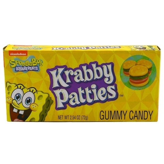 12-PACK OF Krabby Patty Regular Theater Box Gummy Candy Box Frankford, 12 - 2.54 Oz