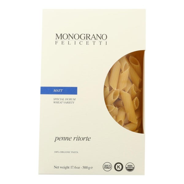 8-PACK OF PASTA PENNE ORGANIC PENNE RITORTE