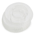 25-PACK OF LID PLAS CLR .5-1OZ PRTN
