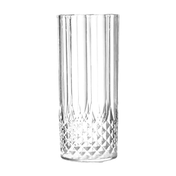 12-PACK OF Glass Plastic 14 oz Crystal Cut