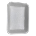500-PACK OF Tray Foam GEN 4PWH Premium Foam Meat Trays - 9.5 x 7.19 x 1.2 inches - White (500 Count)
