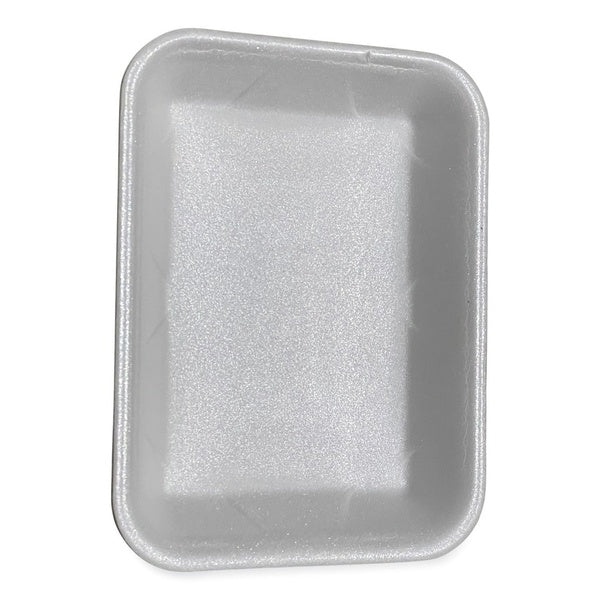 500-PACK OF Tray Foam GEN 4PWH Premium Foam Meat Trays - 9.5 x 7.19 x 1.2 inches - White (500 Count)