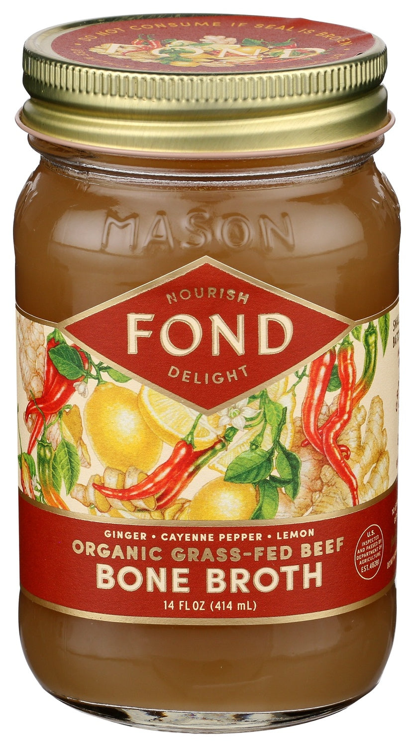 4-PACK OF BROTH BEEF ORGANIC GRASS-FED, BONE