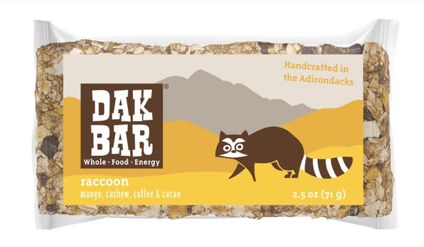12-PACK OF Energy Bar, Dak Bar Raccoon