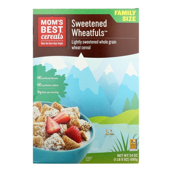 12-PACK OF CEREAL SWEET SWEETENED WHEATFULS FAMILY SIZE