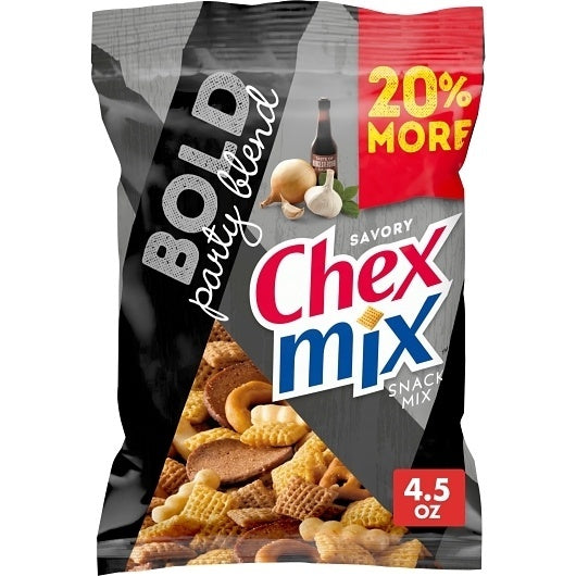 8-PACK OF Savory Bold Party Blend Snack Mix Chex Mix Dry, 8 - 4.5 Oz