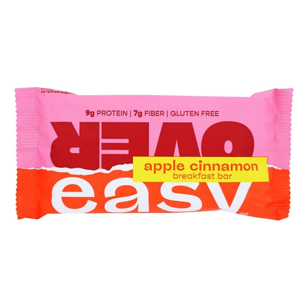 12-PACK OF Breakfast Bar Apple Cinnamon Over Easy 1.8 oz