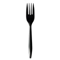 1000-PACK OF Cutlery Plastic Durable Black Plastic Forks - Mediumweight Polypropylene Cutlery for Events and Catering (1000 Count)
