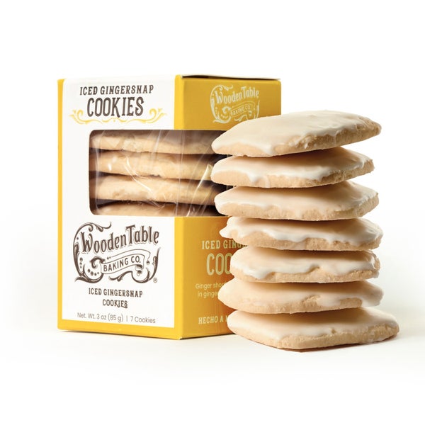 6-PACK OF Cookie, Gingersnap Meringue, Wooden Table Baking Co.