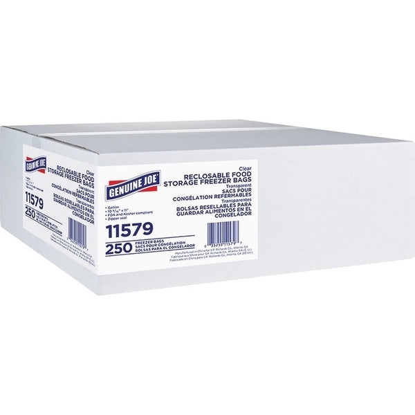 6-PACK OF BAG STORAGE FREEZER, CLEAR - 1500 BAGS