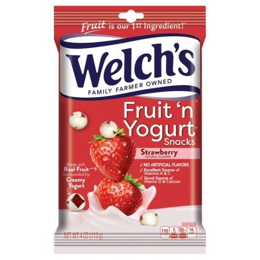 12-PACK OF Fruit & Yogurt Strawberry Welch'S, 12 - 4 Oz