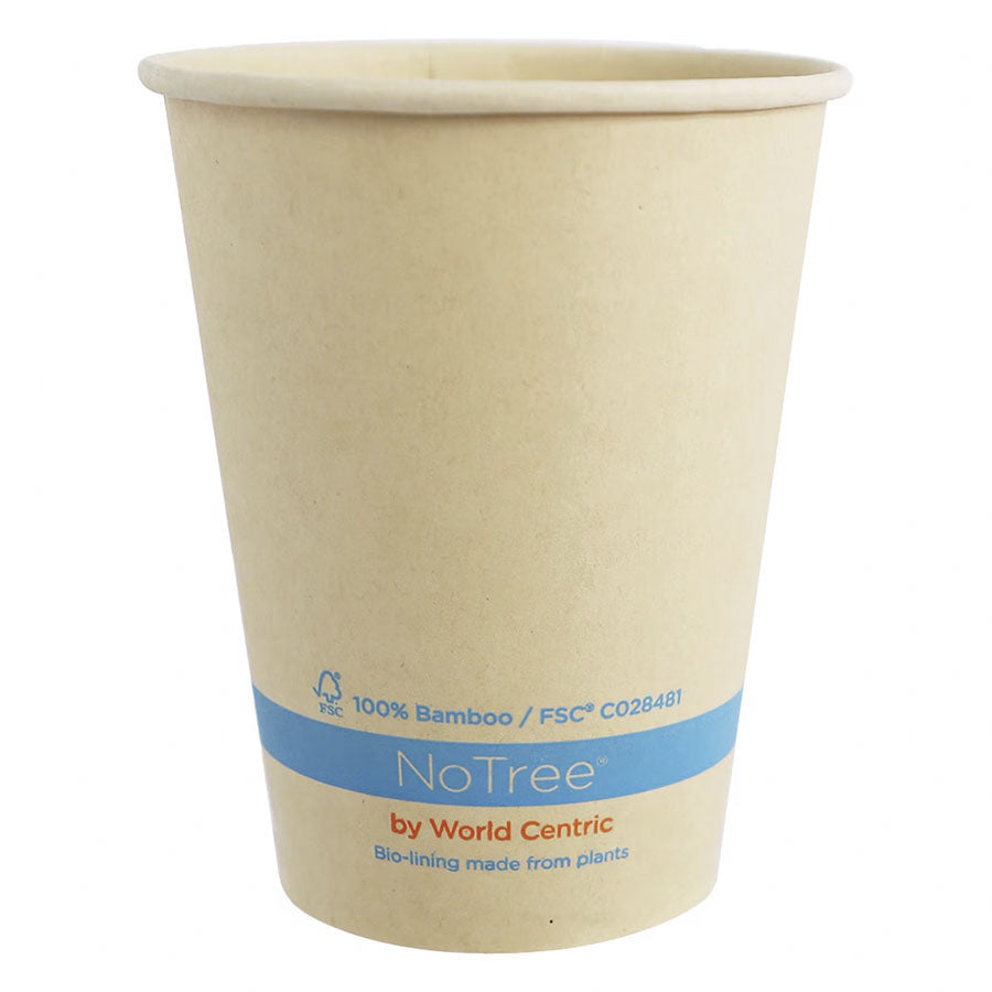 1000-PACK OF Cup Cold 12 oz Squat World Centric Compostable NoTree Paper Cold Cups | 1000 count