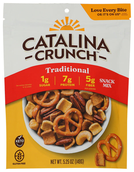 6-PACK OF Snack Mix Traditional Catalina Crunch 5.25 oz