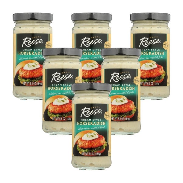 6-PACK OF Sauce Horseradish Cream Style Reese 6.5 oz
