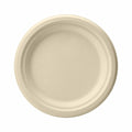 20-PACK OF Plates - Sugarcane Bagasse Compostable 7 inch Round Plates - Case of 20 (500 Pcs)