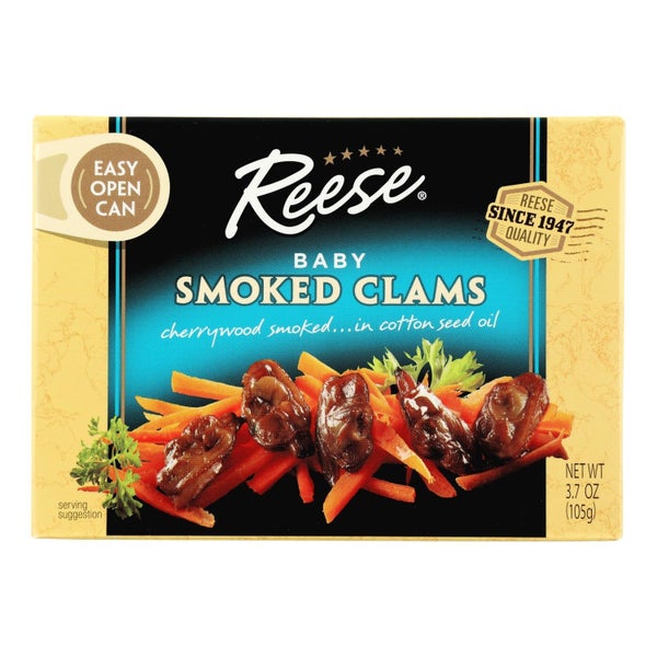 10-PACK OF CLAM BABY SMOKED COTTONSEED OIL