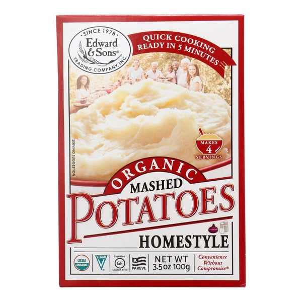 6-PACK OF Potato Mashed Homestyle S Wallace Edwards & Sons 3.5 oz