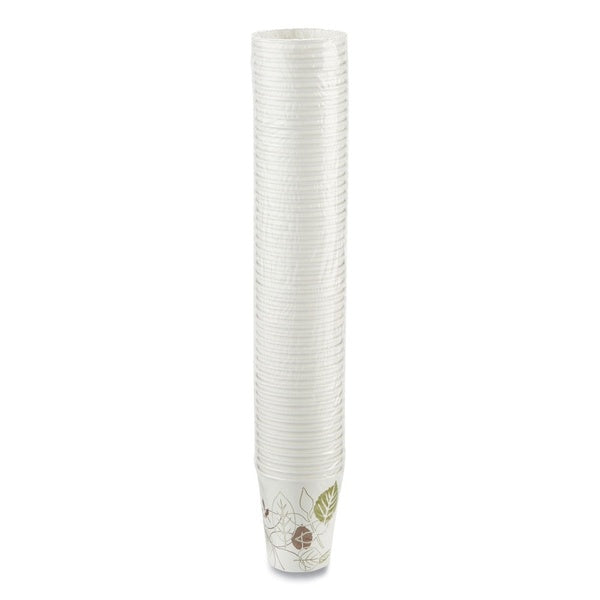 50-PACK OF Cup Paper Dixie 2340PATH Pathways 10 oz. Paper Hot Cups - 50 Count Pack for Coffee and Hot Beverages