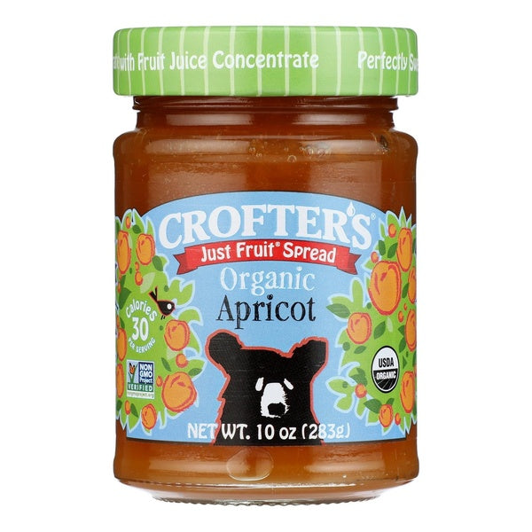 6-PACK OF FRUIT SPREAD APRICOT 10 OUNCE - CASE OF 6