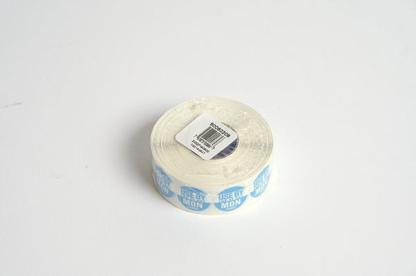 CT-PACK OF LABEL ROLL DISSOLVABLE MONDAY