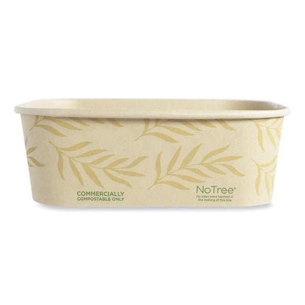 300-PACK OF Container Sugarcane Eco-Friendly World Centric No Tree Rectangular Sugarcane Containers - 24 oz, 300 Count - Perfect for Takeout and Leftovers