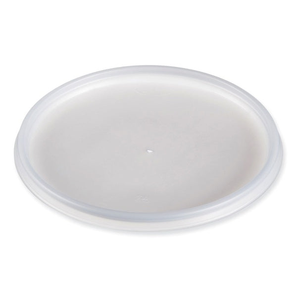 1000-PACK OF Lid Plastic Dart 32JLR Vented Plastic Lids for 12 oz. to 60 oz. Foam Cups and Containers - Translucent (1000 Count)