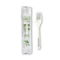 750-PACK OF World Centric FO-PS-I 6.3 in. TPLA Compostable Cutlery Fork - White (750/Carton)