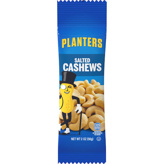 45-PACK OF Salted Cashew Planters, 3 - 15 - 2 Oz