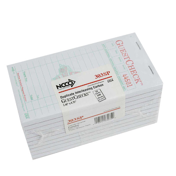 50CT-PACK OF GUEST CHECK CARB 2PT GRACIAS