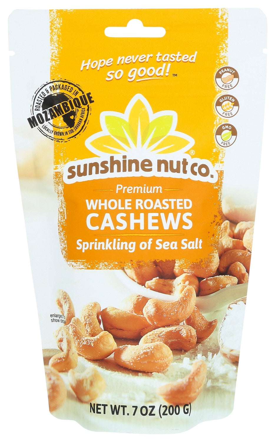 6-PACK OF NUT CASHEW SPRINKLING OF SEA SALT