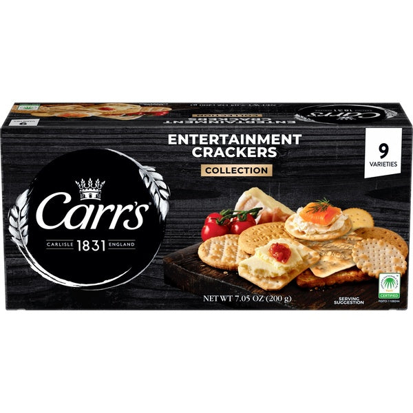 12-PACK OF CRACKER ASSORTMENT FOR CHEESE