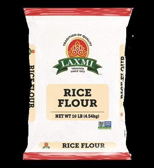 4-PACK OF Flour Rice Laxmi Freshly Milled Rice Flour 4x10lb Bag