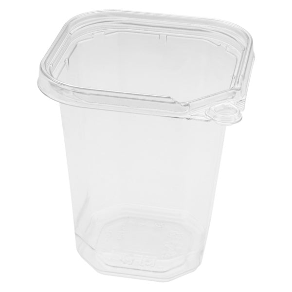400-PACK OF Container Takeout Karat 400 ct 32 oz PET Tamper Resistant Square Container, Clear