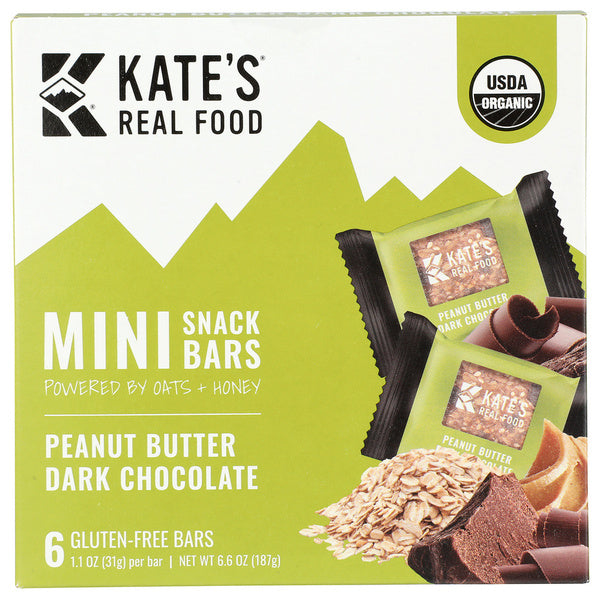 8-PACK OF Chocolate Bar Kates Real Food 6.6 oz
