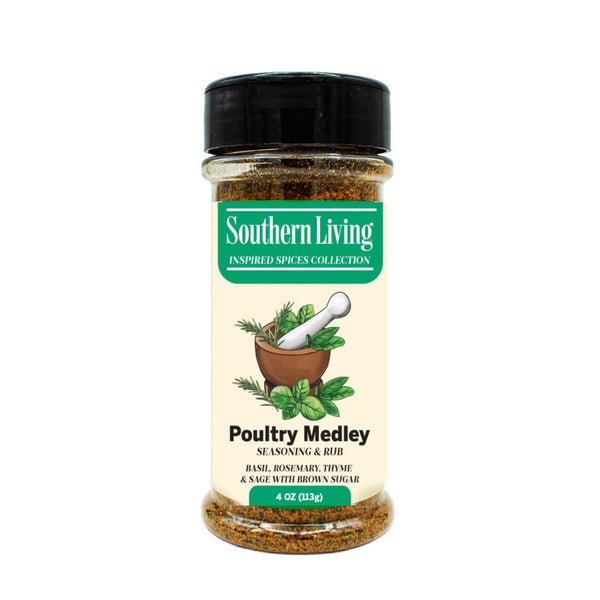 6-PACK OF Seasoning Rub Poultry Medley Southern Living, Gourmet Warehouse
