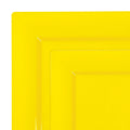 120-PACK OF Plate Set Yellow Square
