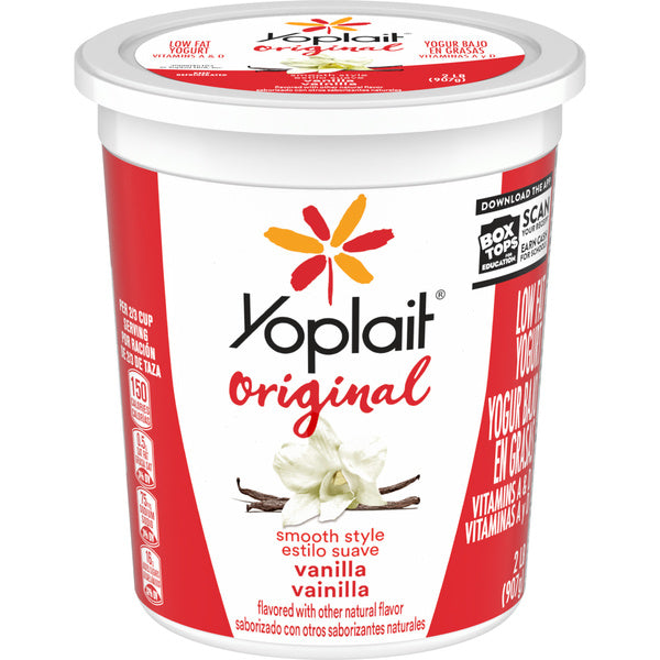 6-PACK OF YOGURT VANILLA LOW FAT 32 OZ