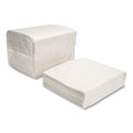 3000-PACK OF Napkin Dinner Morcon Morsoft 16x16 Inch 1-Ply White Dinner Napkins - 250 Count Per Pack, 12 Packs Per Carton for Food Service