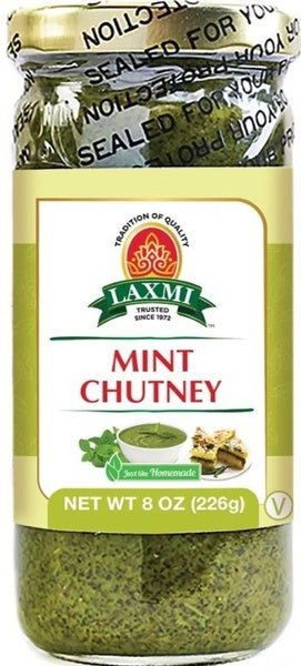 12-PACK OF CHUTNEY MINT LAXMI FRESH MINT CHUTNEY 12X8 OZ