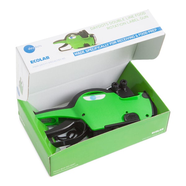 EA-PACK OF LABEL GUN DBL LINE FOOD ROTATN