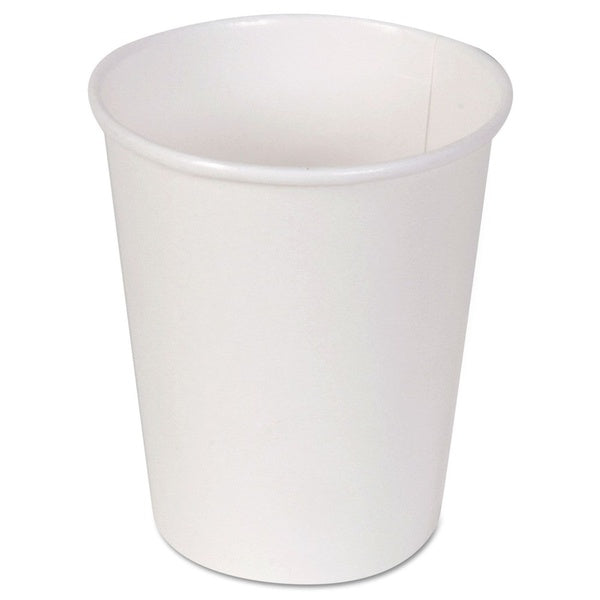 1000-PACK OF Cup Paper Dixie 2340W 10 oz. White Paper Hot Cups - Durable and Economical (50 Cups per Sleeve, 20 Sleeves per Carton)