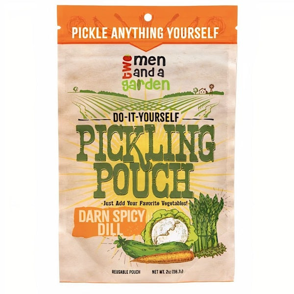 12-PACK OF Spice Pickling, Do It Yourself Pickling Pouch – Darn Spicy Dill, Two Men and a Garden