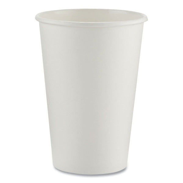 1000-PACK OF Cup Paper Dixie 2346W 16 oz. White Paper Hot Cups - Perfect for Coffee and Espresso (50 Cups per Sleeve, 20 Sleeves per Carton)