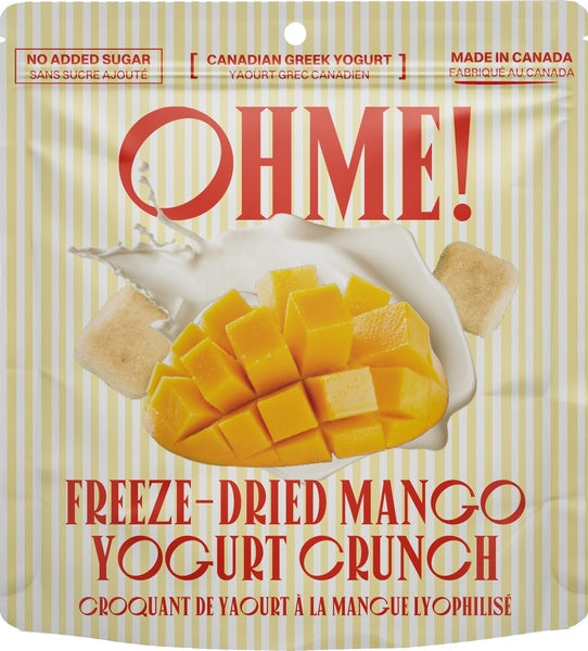 16-PACK OF Freeze-Dried Mango Yogurt Crunch (Snack), Natural Sugar, Gluten-Free
