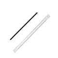 10000-PACK OF Straw Wrapped Karat 10,000 ct Stir Straws | Individually Wrapped | Black (5.75")