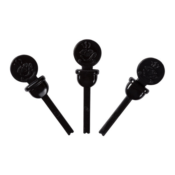 5-PACK OF STOPPER FOR COFF PLUG BLK
